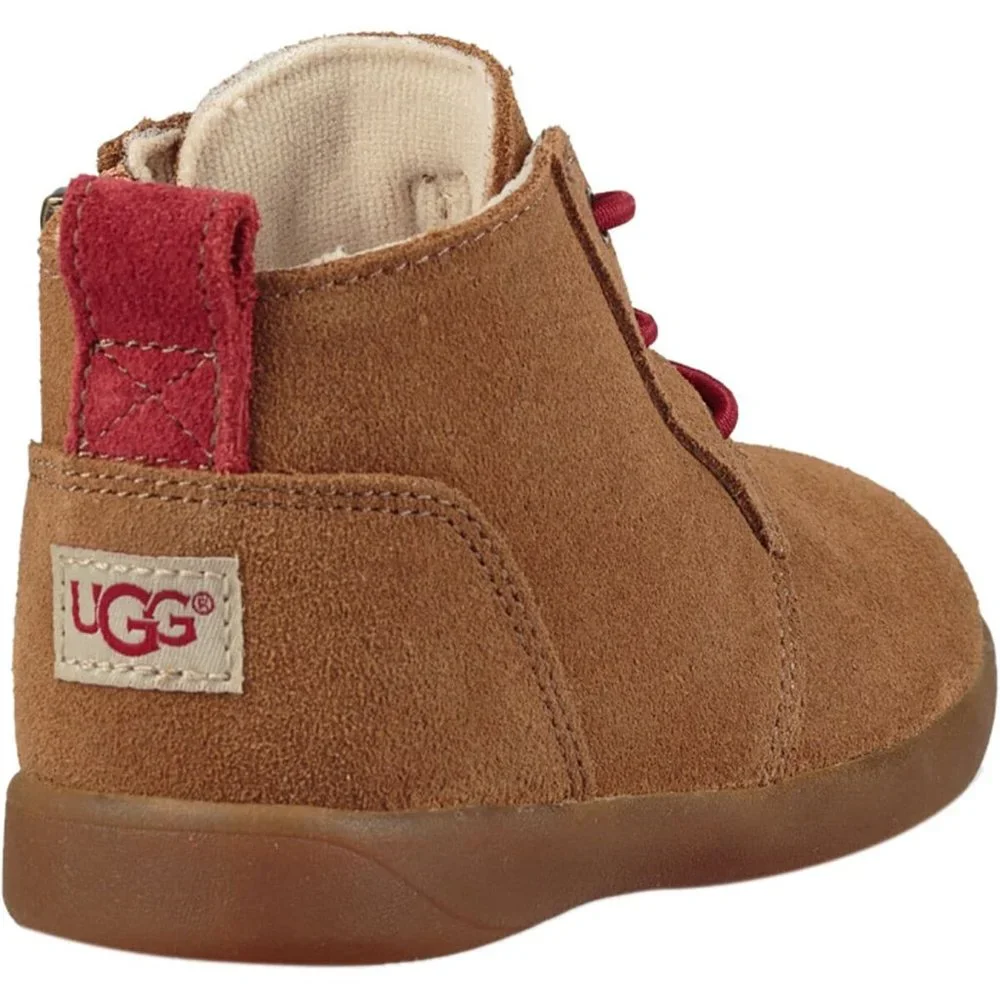 NIB UGG‎ INFANT KRISTJAN CHUKKA SUEDE CHESTNUT BOOTS BOOTIES